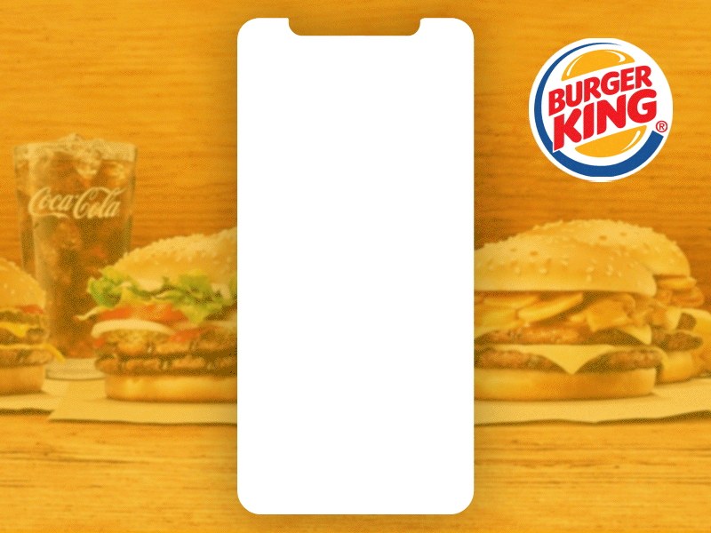 Burguer King - Mobile payment after effect animation burger gif interaction king mobile payment