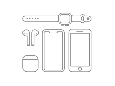 Gadget Icons apple gadgets icon icons vector