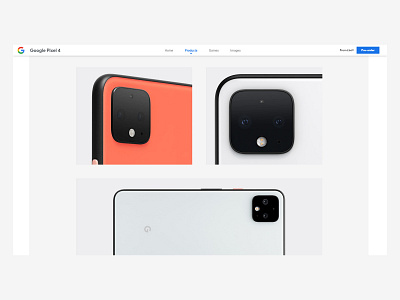 Google Pixel 4 Website Screenshot (2/4)