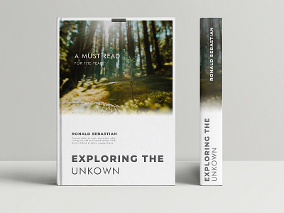 Exploring the Unknown - Book Cover for our Portfolio