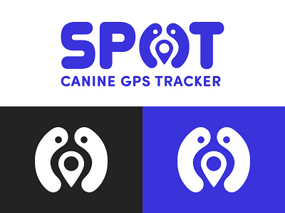 SPOT - Canine GPS Tracker Logo Concept branding branding design design graphic design icon illustration logo logo design