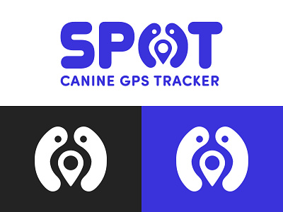 SPOT - Canine GPS Tracker Logo Concept