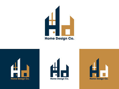 Home Design Company Logo Design Concept