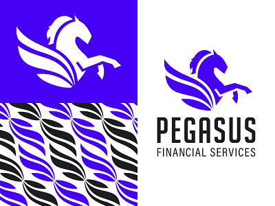 Pegasus Financial Logo Concept branding branding design design graphic design illustration logo logo design vector