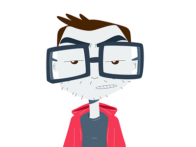 Self Portrait glasses hoodie illustration me self portrait selfportrait vector