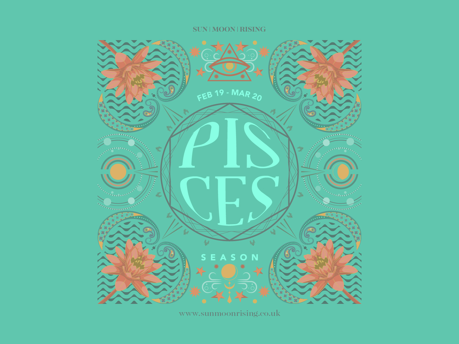 Pisces Astrology Illustration ♓️🐟 by Ben Stickings on Dribbble