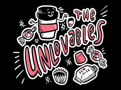 The Unlovables band candy illustration punk the unlovables