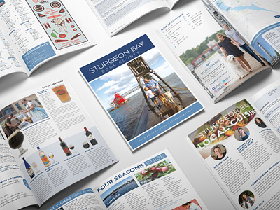 Destination Sturgeon Bay Activity Guide branding brochure design design graphicdesign