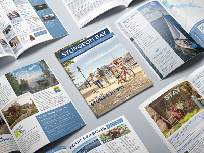 Destination Sturgeon Bay Activity Guide brochure catalog design graphicdesign print