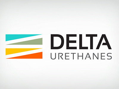 Delta Urethanes Logo branding design logo