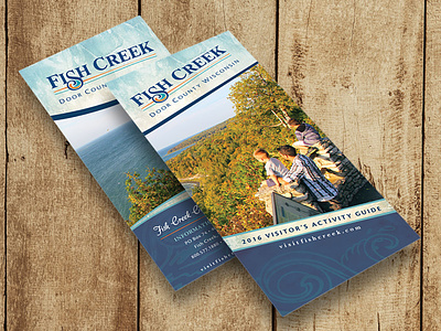 Fish Creek Civic Association in Door County brochure brochure design design graphicdesign print design