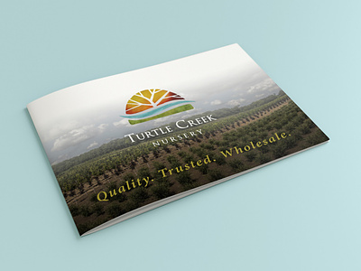 TurtleCreek Nursery Brochure branding brochure design brochure layout design graphicdesign