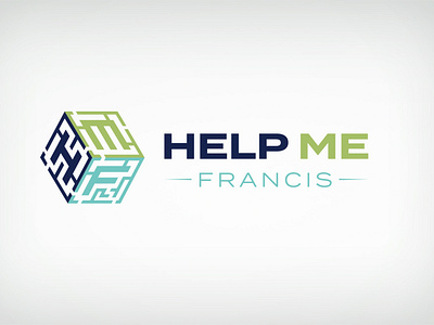 Help Me Francis Logo branding design graphicdesign icon design logo
