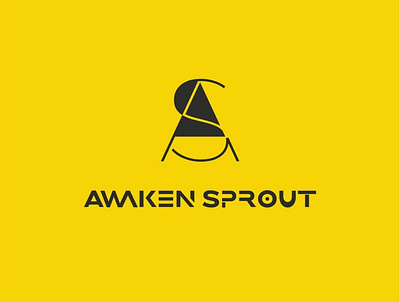 AS ( Awaken Sprout) branding design graphic design illustration logo typography vector