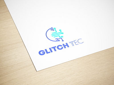 Glitch Tech | Logo Design branding design graphic design illustrator logo logodesign logoforcompany photoshop