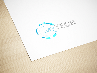 WeTech | Logo Design branding design graphic design illustrator logo logodesign photoshop
