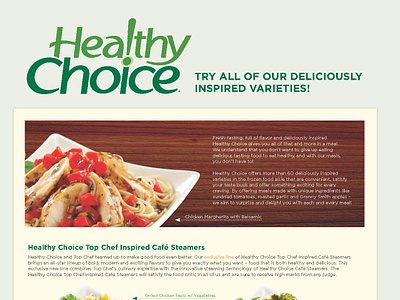 Healthy Choice Factsheet Cover design indesign packaging publication design publishing typography