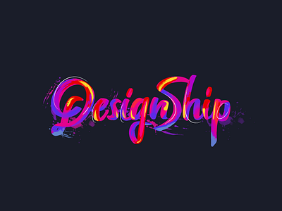 Designship - Logo branding calligraphy design illustraion lettering logo typografy