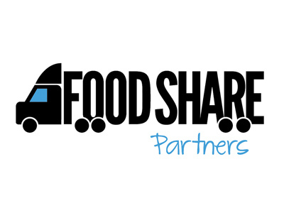 Food Share Partners logo food food share illustration illustrator logo non profit typography
