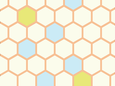 Honeycomb pattern geometric hexagon minimal pattern pattern design