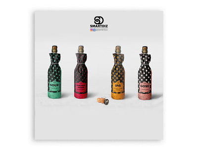Bottle wrapper design for III th brewery beer beer branding beer label brewery label product webdesign wrap wrapping