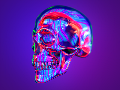 Everybody likes skulls! Right? 3d adobe art cgi colorhype digital houdini photoshop practice redshift render skull