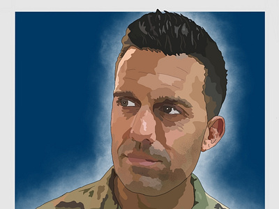 Master Sergeant Hudson selfie design graphic design illustration