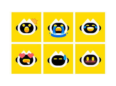 A set of emoji branding emoji illustration 形象设计