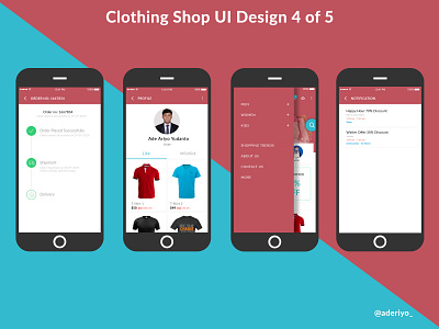 Clothing Shop (Any Wear) Mobile UI Design 4 of 5