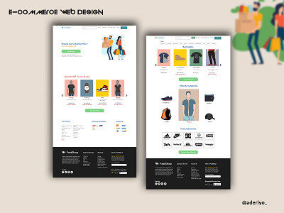 E-Commerce Fast Shop  Web Design