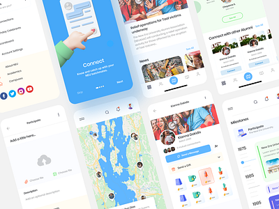 NEU Alumni App @ui @uiux design app design mobile app design mobile app ui story app ui ux