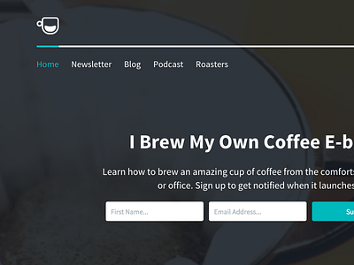 I Brew My Own Coffee V2 coffee redesign teal