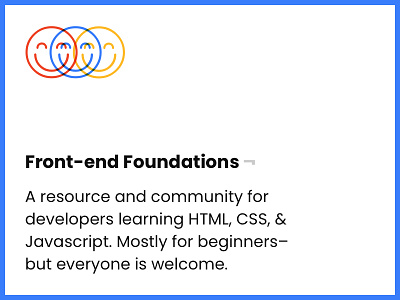 Introducing Front-end Foundations
