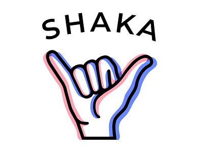 Shaka adobeillustrator art create creative digital digitalart fun graphicdesign illustration procreate