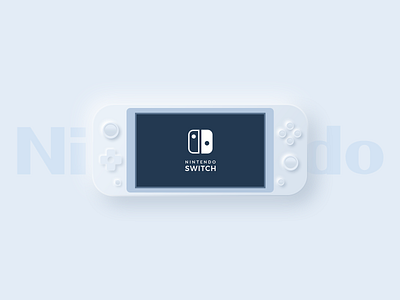 Neumorphic Nintendo Switch Lite