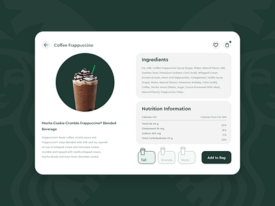 Starbucks Tab App cards clean design clean ui coffee colors concept design ecommence ecommerce app logo mobile ui redesign shop shopping starbucks tab tablet ui ui ux ux