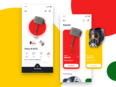 Supes E-Commerce Shopping App Concept