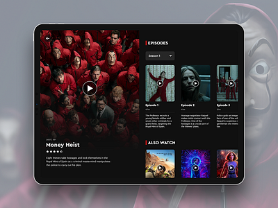 Netflix Tab App Redesign Concept