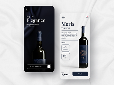 Online Wine Store App Concept