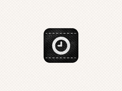 Timetable (HD 2) for iPhone - Icon black dark denim icon ipad iphone jeans stitching timetable