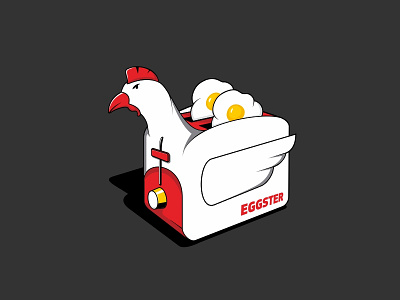 Eggster illustration t shirt t shirt design