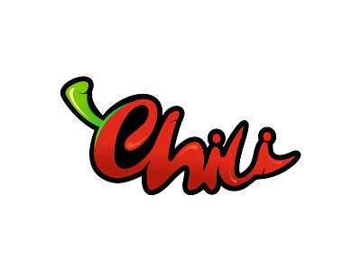 Chili chili food logo pepper