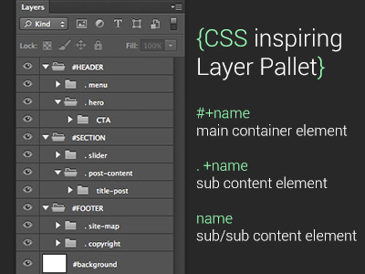 CSS Inspiring Layer Pallet
