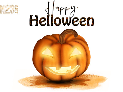 Happy Helloween art artwork autumn canvas design fall vibes happy helloween illustration print thanksgiving