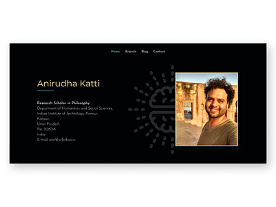 Portfolio - For An Academic Professional design ui ux uidesign uiux uxdesign webdesign