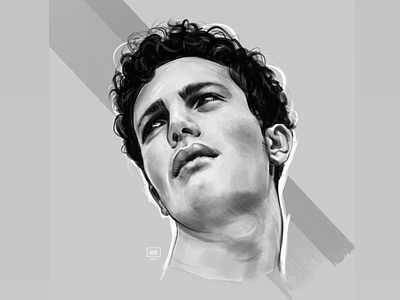 Boy digital portrait