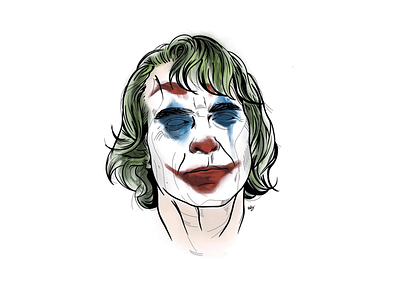 Joker - digital illustration design digital art digital illustration illustration joaquin phoenix joker procreate