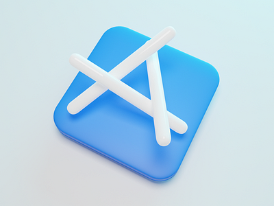 App Store 3D Icon 3d 3d art 3d icon app app store app store icon apple big sur button icon ios mac mac osx store