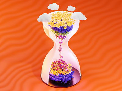 3D Hourglass from 2D Illustration