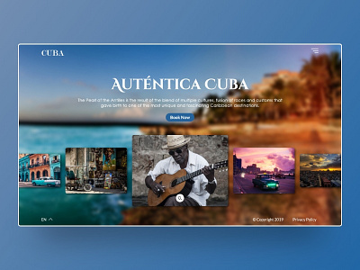 Cuba logo minimal typography ui ux web website
